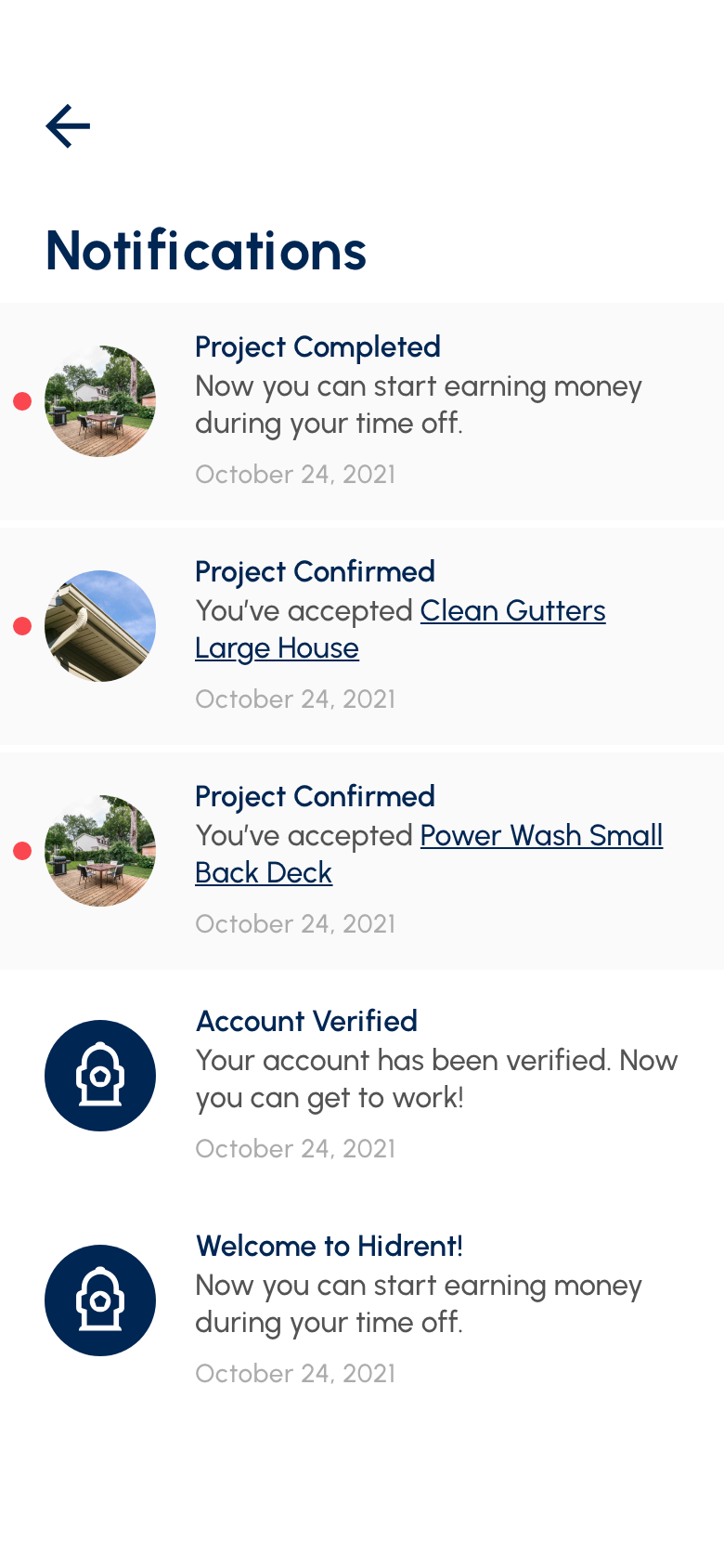 notifications